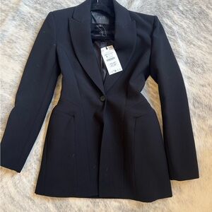 Zara Women's Elegant Black Suit Jacket